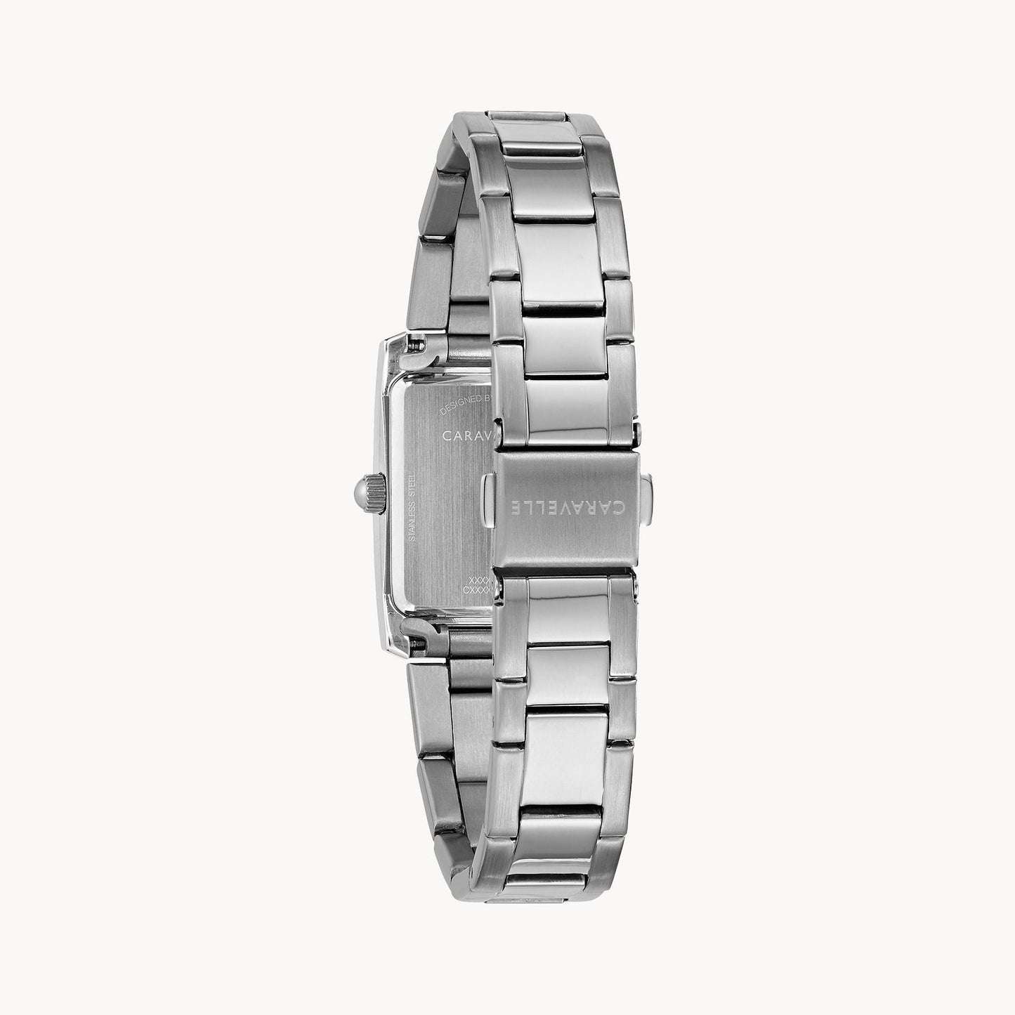 CARAVELLE Silver-Tone Dial Stainless Steel Bracelet Watch