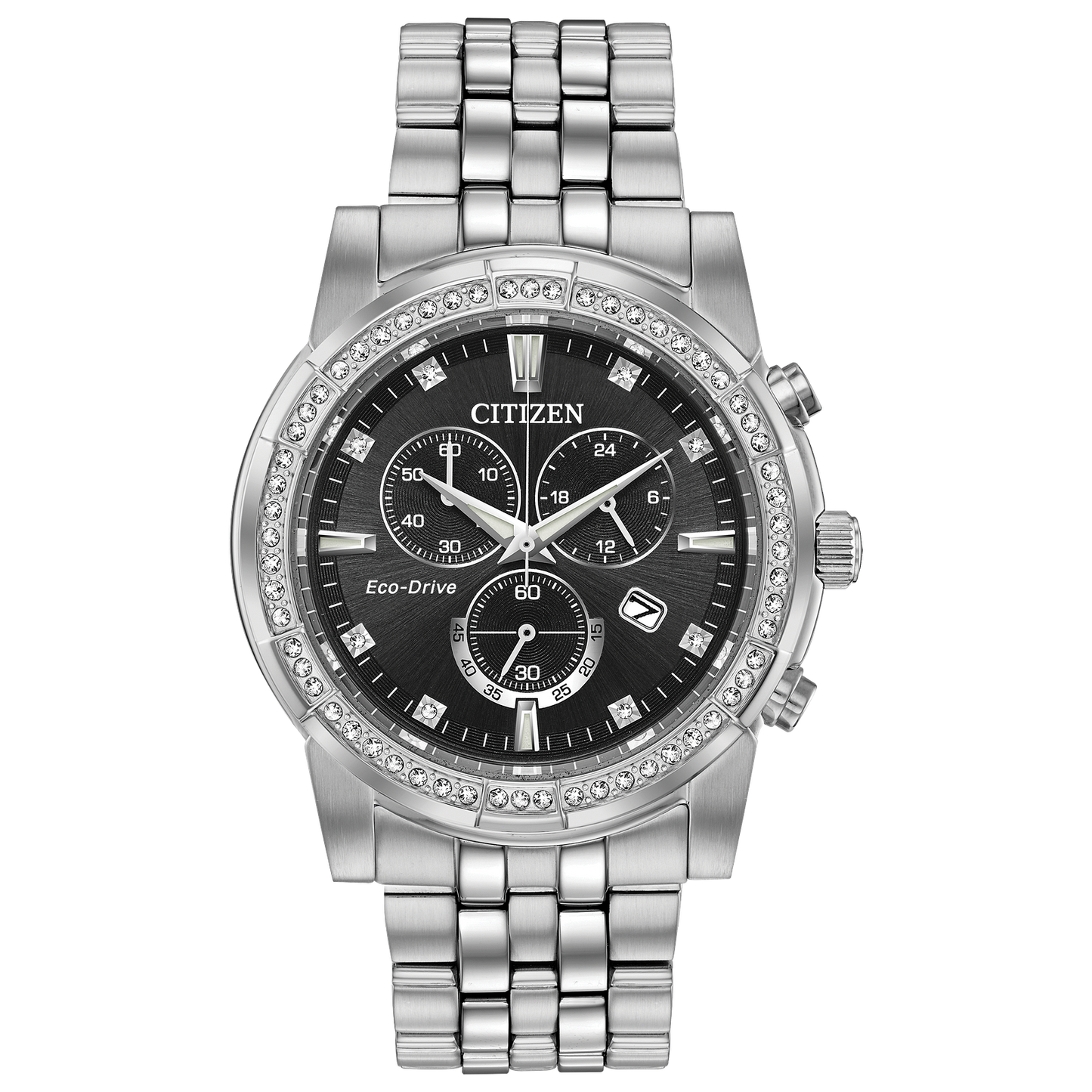 Citizen Crystal Eco-Drive Black Crystal Watch