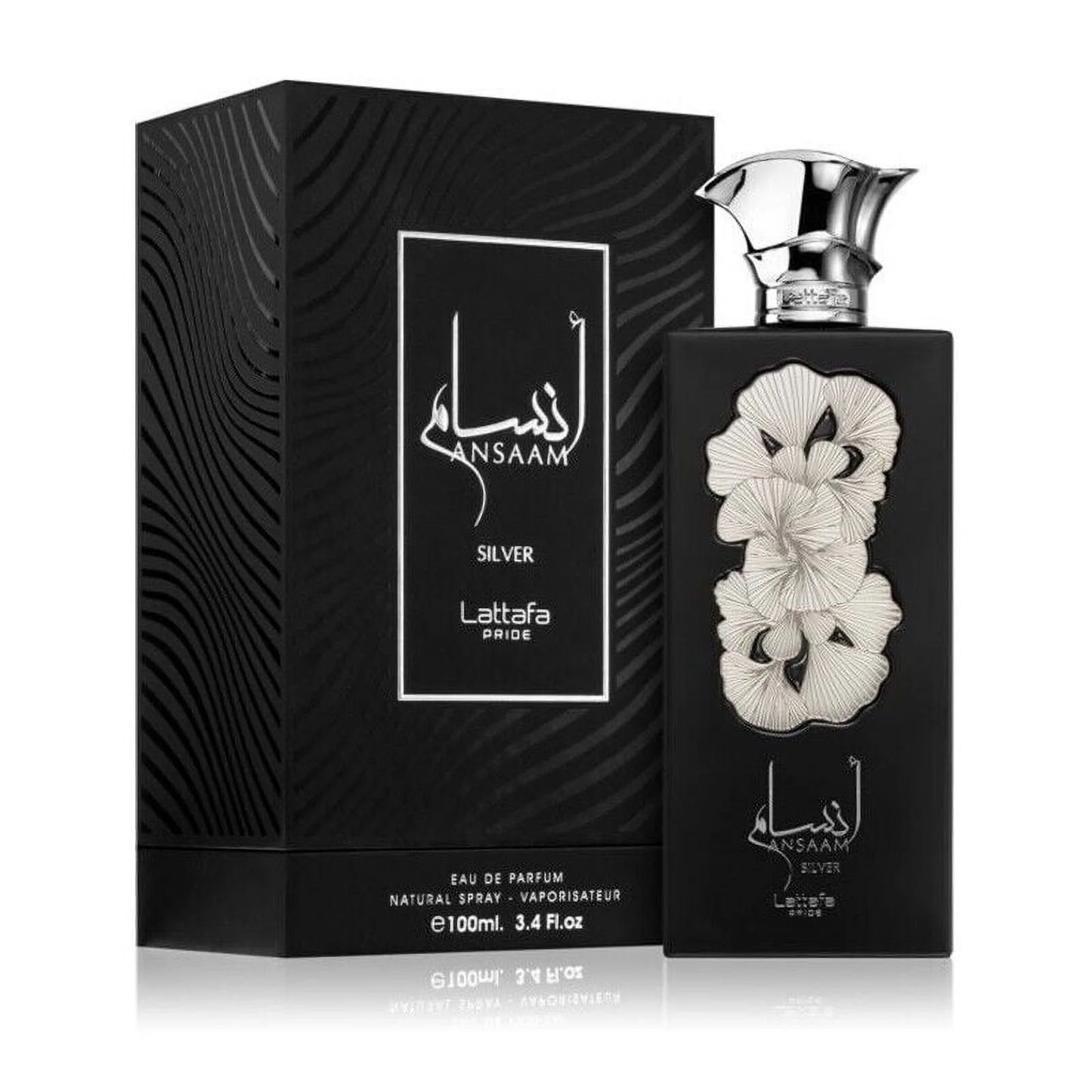 Lattafa Unisex Ansaam Silver EDP 3.4 oz Fragrances